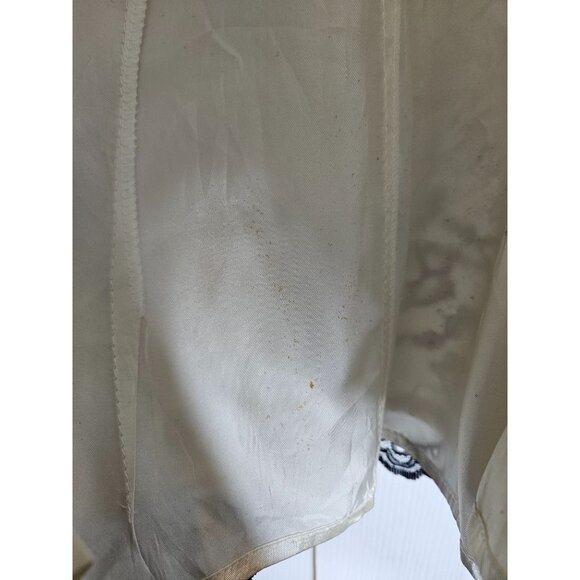 Vintage Orna Farho Black Lace Overlay Single Button Blazer Jacket Women Size T38 - Picture 15 of 16